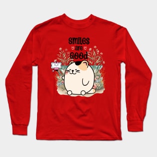 Smile qre good Long Sleeve T-Shirt